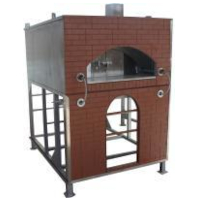 Pies oven made of upper and lower fire stone